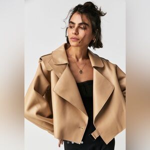 Suzanna Chow Sold By Free People - Mini Moto Leather - NEW - Size Medium